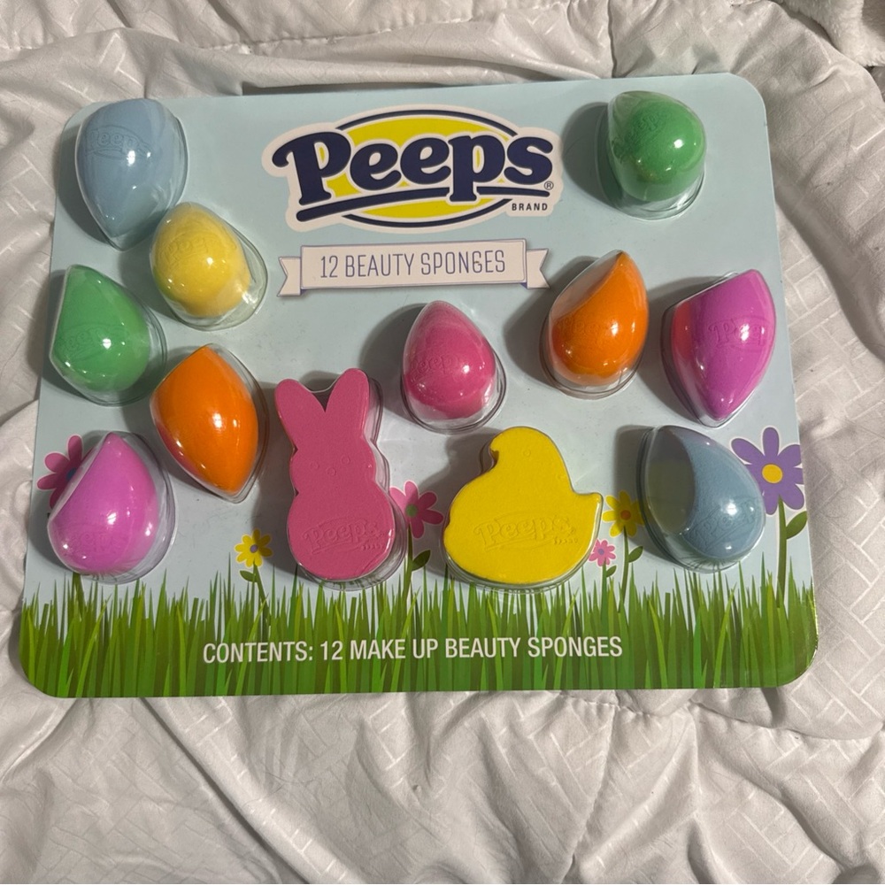Peeps 12 Pc Easter MakeUp Beauty Sponge Blender For Foundation Taste Beauty NIB